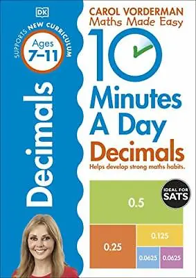 £6.59 • Buy 10 Minutes A Day Decimals By Carol Vorderman (Paperback 2015) New Book