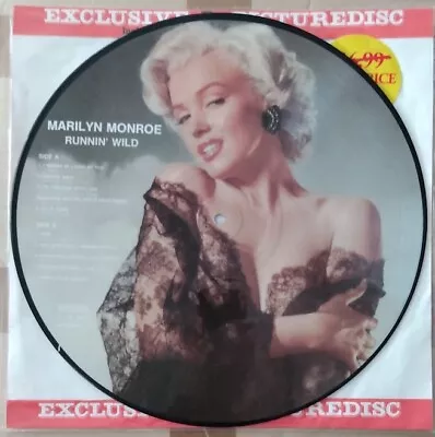 Picture Disc • MARILYN MONROE Running Wild • All Round Trading AR 30038 • £17.99