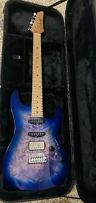 Ibanez AZ226PB Premium Cerulean Blue Elect Guitar W Hard Case. Great Condition • $799