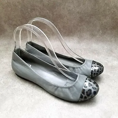 J. Crew Womens  71537 Size 6.5 Gray  Slip On Ballet Flats • $19.99