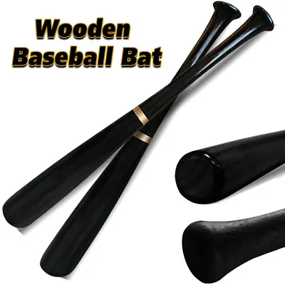 £18.99 • Buy Solid Baseball Bat Wooden Baseball Construction Rounders Bat Size 29  To 34 