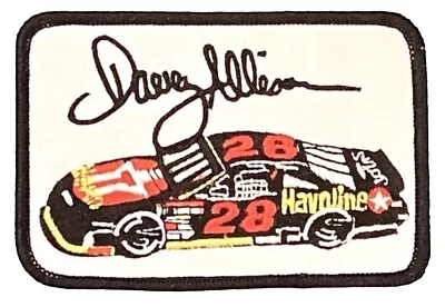 Davey Allison Nascar Racing Patch Ford Vintage Iron Sew On Havoline Texaco Black • $5.60