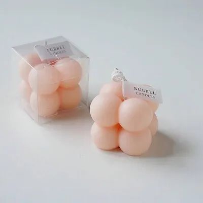 Candles Small Scented Mini Cubes Bubble Shaped Pack Of X 6 • £9.99