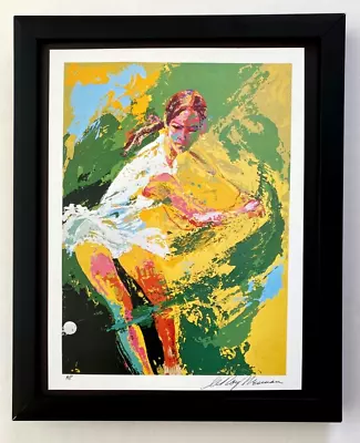 LeRoy Neiman  Chris Evert  Signed Pop Art Mounted And With New Frame • $99