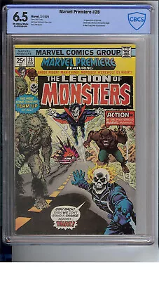 Marvel Premiere # 28  Cbcs  6.5   Featuring The Legion Of The Monsters   • $250