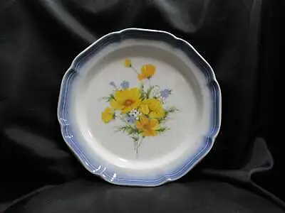 Mikasa Country Club Amy Yellow Flowers Blue Edge: Dinner Plate (s) 10 3/4  • $9.99