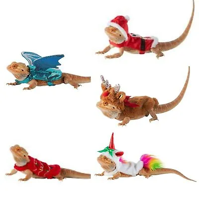 $11.99 • Buy Merry & Bright Bearded Dragon Reptile Costumes All Occasions Adjustable OSFA