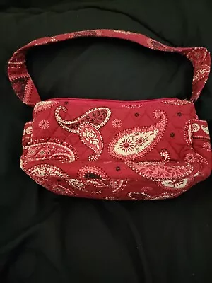 Vera Bradley Mesa Red Quilted Paisley Women's Small Purse Handbag Retired • $14.50