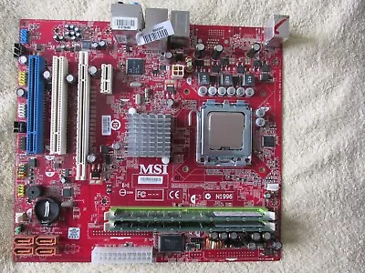 Msi Motherboard Removed From Medion Desktop Pce7330 • £35