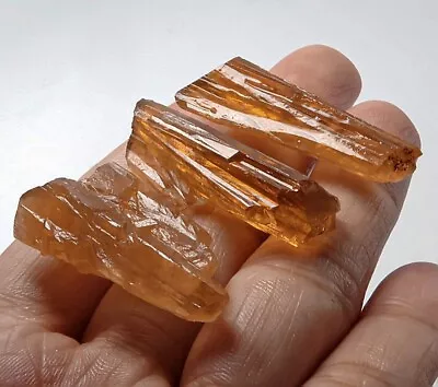 76Ct Natural Amber Calcite Quartz Crystal Honey Cluster Rough Specimen YGF509 • £1.60