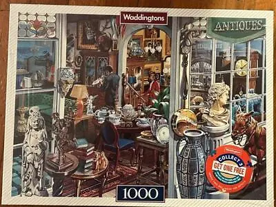 1000 Pc WADDINGTON'S PUZZLE Great Brit. ANTIQUE SHOP 27 X19.25  NEW-SEALED 1992 • $30