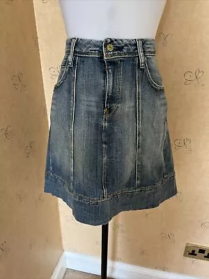 Levi Levi’s Denim Skirt M 12 14 Blue VGC • £0.99
