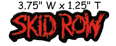 SKID ROW Logo New Sew/Iron On Patch Rock Metal Music Band Coat Jacket • $6.95