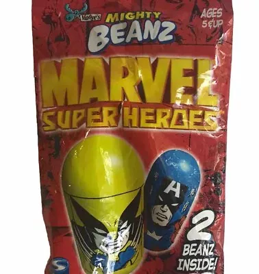 VTG Moose's Mighty Beanz Marvel Super Heroes Beanz Beans Spin Master 2 In Pack • $8