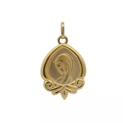 Mary Pendant In 14K Yellow Gold • $449