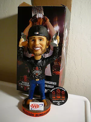 Sf Giants 2014 Madison Bumgarner Mvp Bobblehead & Free 3 Trophies Tour Pin • $19.99