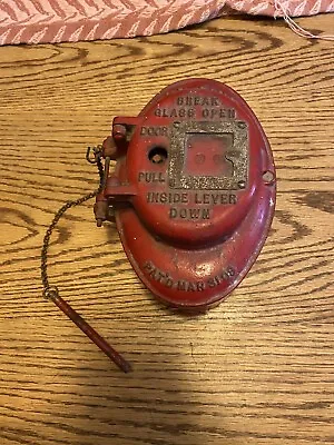 Vintage ADT Fire Alarm Station Untested • $75