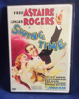 DVD. Swing Time. Astaire And Rogers. Jerome Kern. Region 1. Ej Svensk-textad. • £2