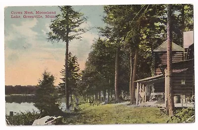 Post Card Crows Nest Moosehead Lake Greenville Maine • $4