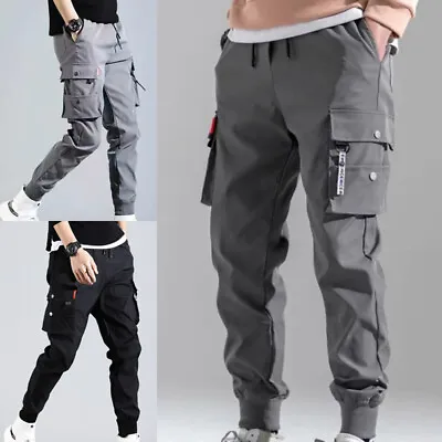 Men Jogging Military Cargo Pants Multi-pock Casual Joggers Trousers Plus Size  • $37.63