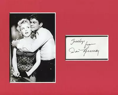 Don Murray Bus Stop Rare Signed Autograph Photo Display With Marilyn Monroe • $39.99