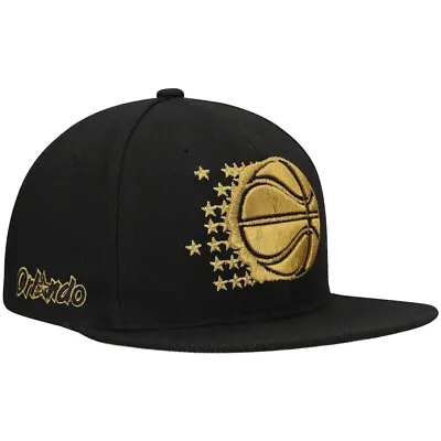 Mitchell & Ness Orlando Magic Metallic Gold Mens Snapback Adjustable Hat Cap NEW • $26.34