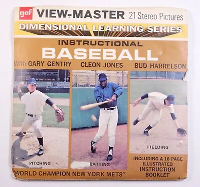 View-Master Instructional Baseball 3 Reel Packet/booklet B953 -EGR • $14.95