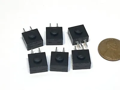 6 Pieces Black Flashlight Button Latching Tactile Switch On Off Micro On/off B27 • $9.70