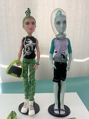 Monster High Mansters 2-pack Gil Webber And Deuce Gorgon-USED • $45