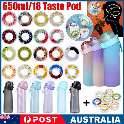 $8.59 • Buy 650ml Air Up Water Bottle With 7 Fruit Fragrance Bottle Flavored Taste Pods AU