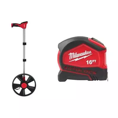 Milwaukee Digital Measuring Wheel 12  Collapsible W/ Auto Lock 16' Tape Measure • $109.98