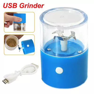 Electric Portable Auto Herb Garlic Grinding Crusher Machine / Rechargeable USB • $6.99