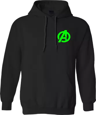 £13.99 • Buy Avengers Marvel Superheroes Hoodie Glow In The Dark DC Comics Inspired Gift Top