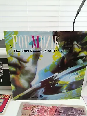 £5.50 • Buy M POP MUZIK THE 1989 REMIX 12  VINYL RECORD FREESTYLE RECORDS  Box 4 Ex 
