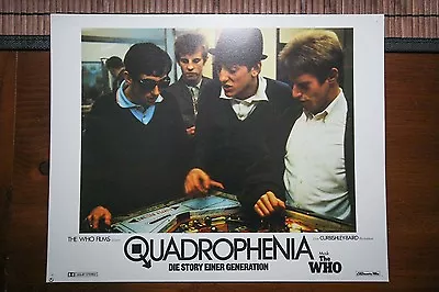 QUADROPHENIA Movie Film Lobby Card Photo PHIL DANIELS Lambretta Vespa SCOOTER • £19.95