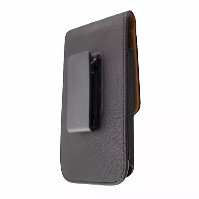 Caseroxx Outdoor Case For Medion Life S5004 In Black Made Of Genuine Leather • £12.03