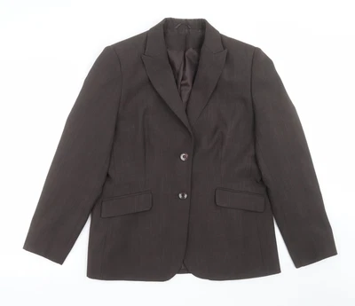 £10 • Buy Berketex Womens Brown  Polyester Jacket Suit Jacket Size 14    