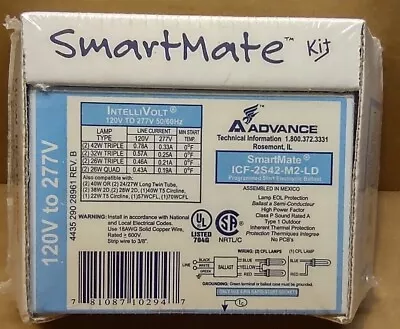 Advance SmartMate ICF-2S42-M2-LD 120/277V CFL Ballast Kit For 26W - 42W Lamps • $17