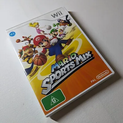 Mario Sports Mix (2011 PAL WIi) Manual Pamphlet & Tested • $35