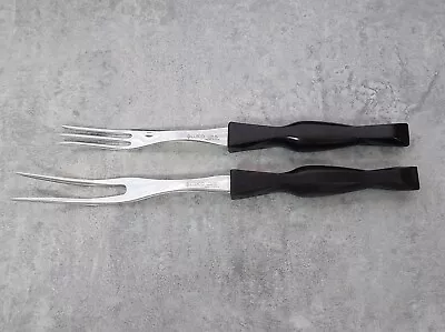 Cutco Turning Forks Lot Of 2 1726 1727 Contoured Ergonomic Handles • $30