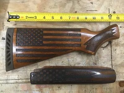 Mossberg 500 American Flag Stock + Forend • $115