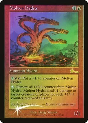 MTG - Urza's Legacy FOIL Molten Hydra!  Slightly Played!  FREE SHIPPING! • $13.47