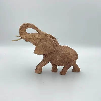 Vintage Hand Carved Wood African Elephant • $32.99