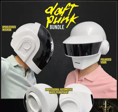 Daft Punk Bundle Helmet Replica Thomas Bangalter And Guy Manuel De Homem Christo • $700