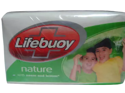 £13.75 • Buy 4 Bars Lifebuoy Nature Soap 130grams With Neem & Lemon