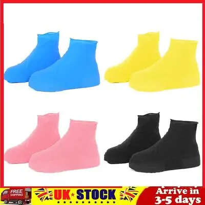 1 Pair S/M/L Covers Dustproof Waterproof Shoe Covers Reusable Galoshes Overshoes • £5.39