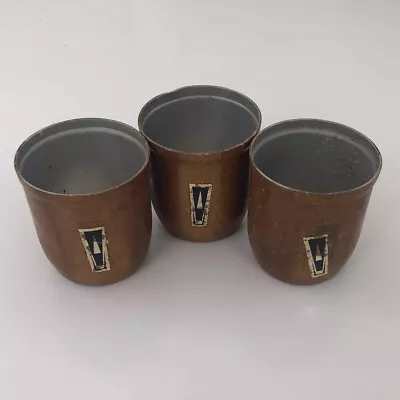 Vintage Retro Aluminium Cups X 3 Chown Cookware Australia Kichenalia Camping Cup • $24.95