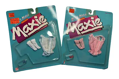 1987 Hasbro Maxie Doll 11.5  Fashion Doll Mix 'n Match Fashions Outfit Packs NIP • $25