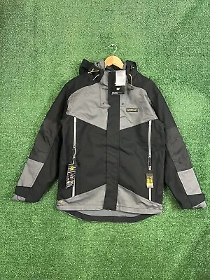 Caterpillar Triton Series Gray Waterproof Windproof Hooded Work Jacket Medium • $54.99