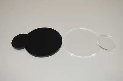 Acrylic Circle Disc Shape Craft Supply • $3.50